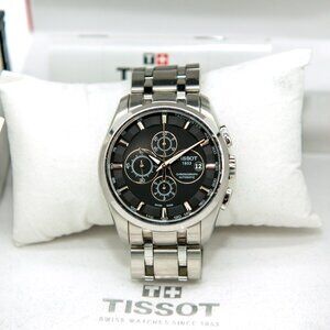 Tissot Couturier Automatic Chronograph Watch / Black Dial